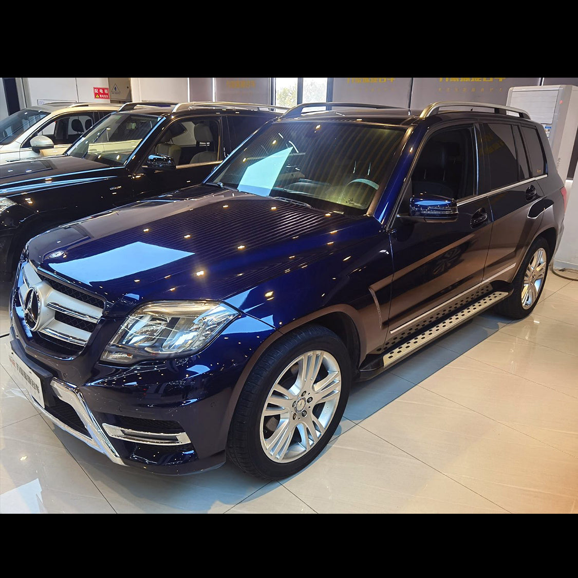 Mercedes-Benz GLK 2015 Blue 2.0T